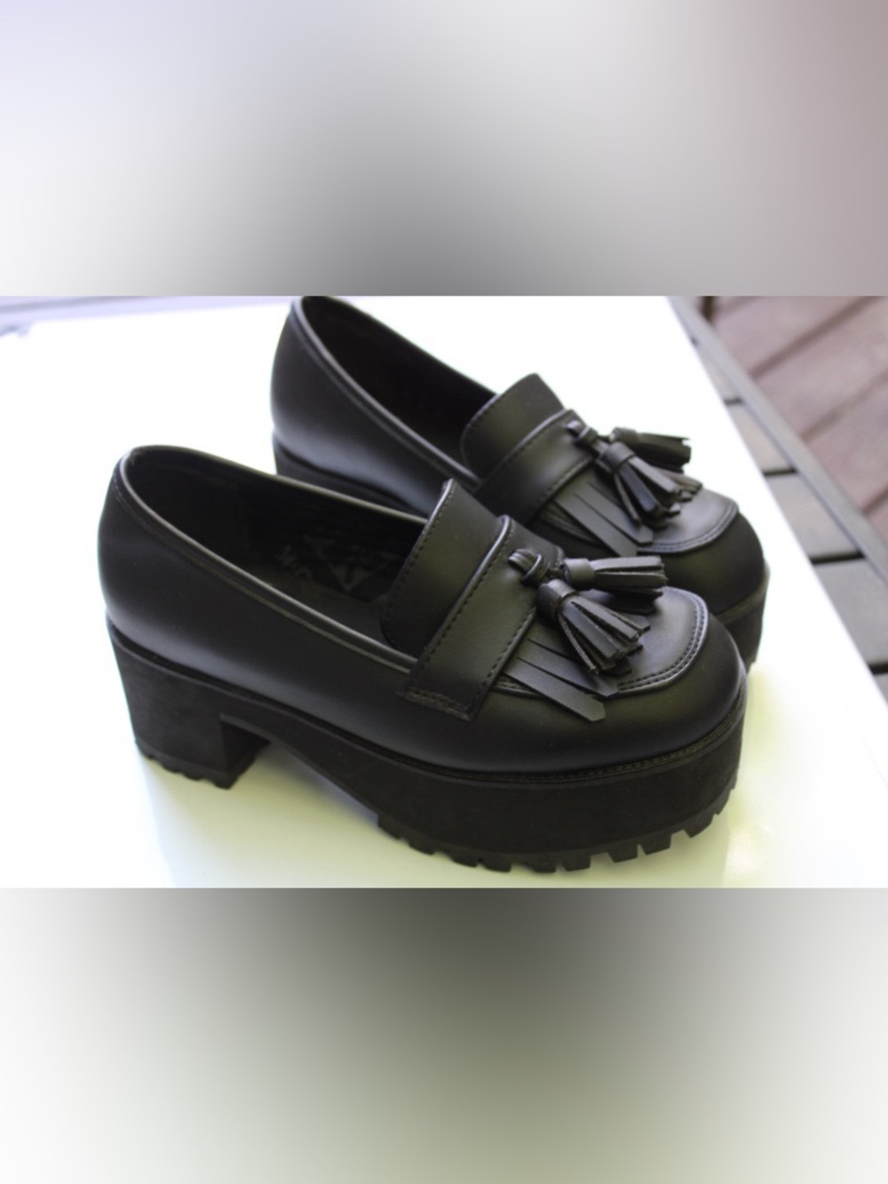 T.U.K. Loafer platforms
